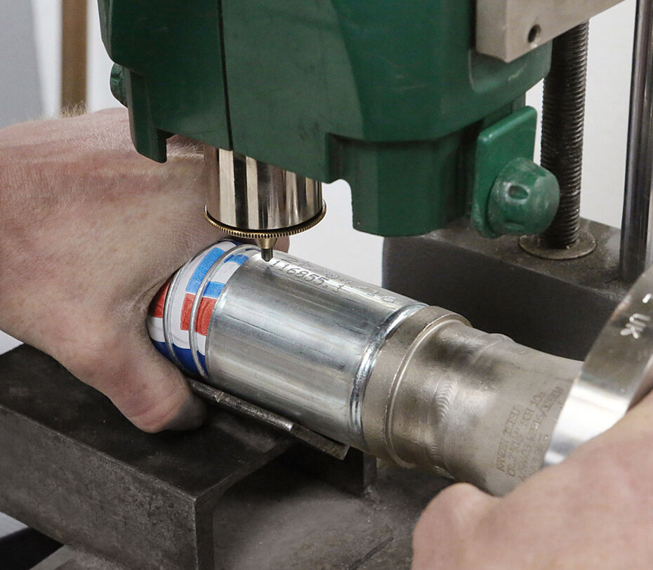 ElaflexUS Production Dantec Coupling-Assembly DanTec Marking on Composite Hoses